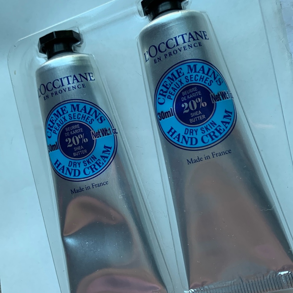 X2 L’Occitane Shea Butter HAND Cream Dry Skin Nourish Mousturize Soft Protect
